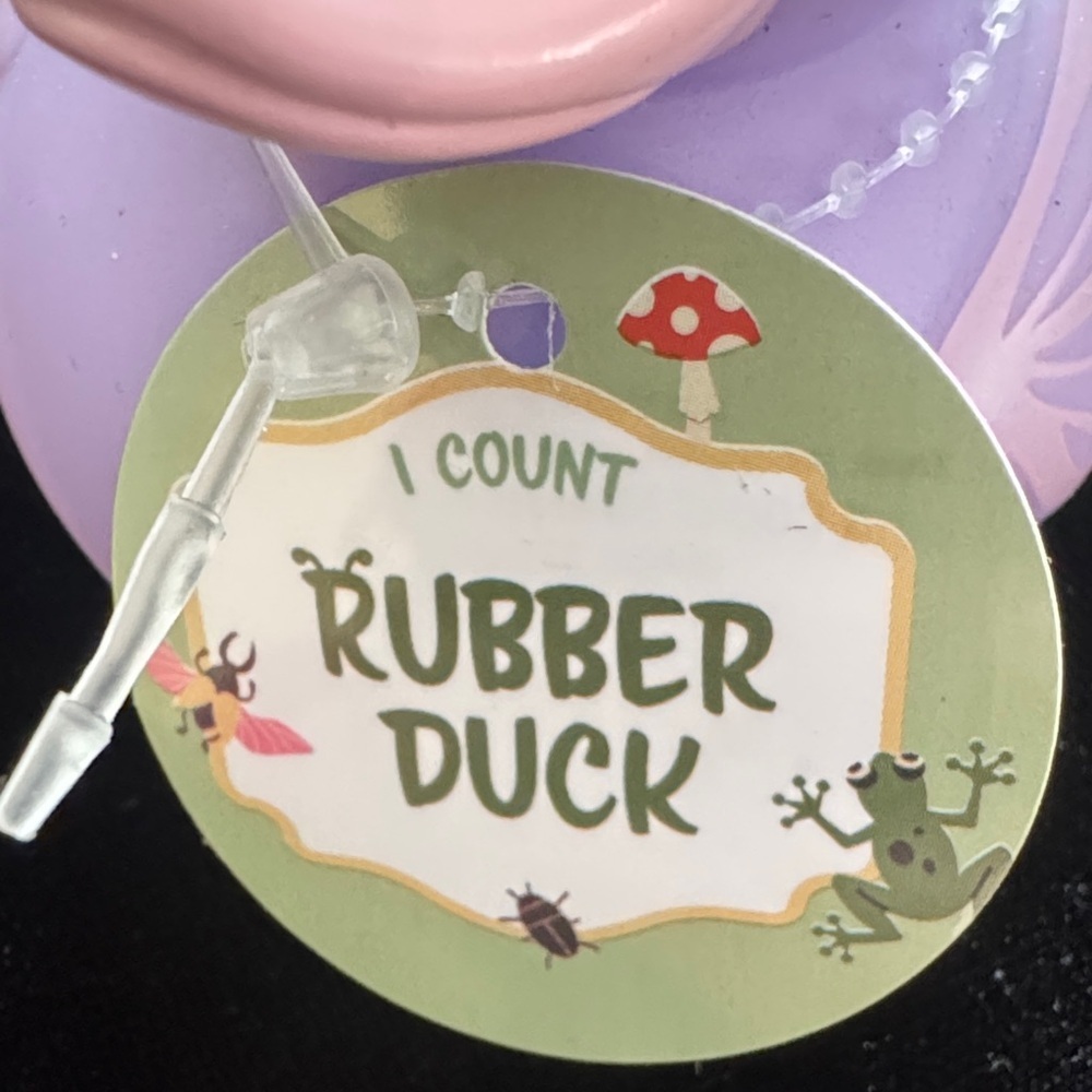 Kikkerland Colorful Duck Set of 4 Green, Orange, Purple, Yellow - Picture 3 of 7